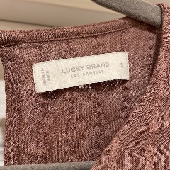 New Lucky Brand Women's Tiered Long Sleeve Tunic size S - Picture 7 of 9